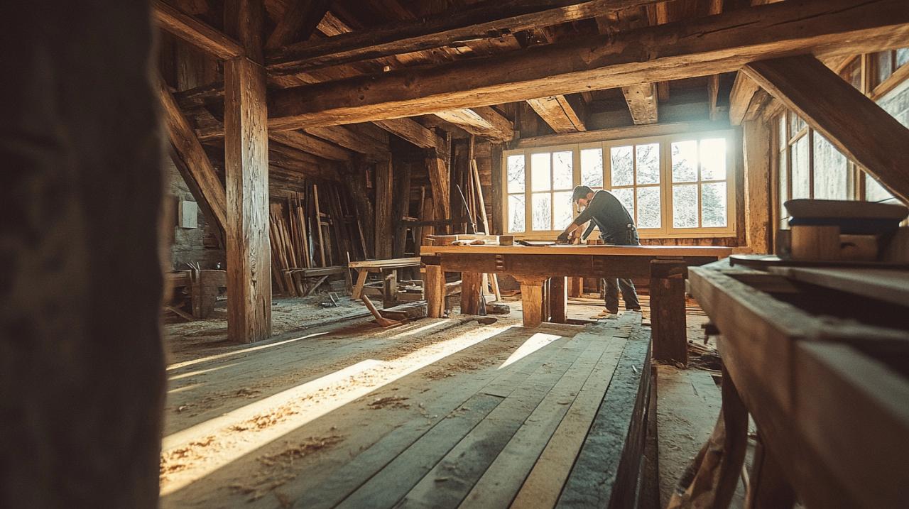 Consejos para aclarar vigas de madera antiguas con productos ecológicos en tu hogar