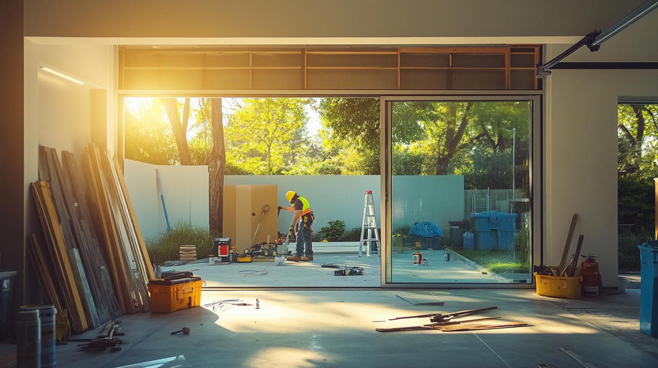 Cómo reemplazar la puerta del garaje por un ventanal y transformar tu espacio en una habitación luminosa